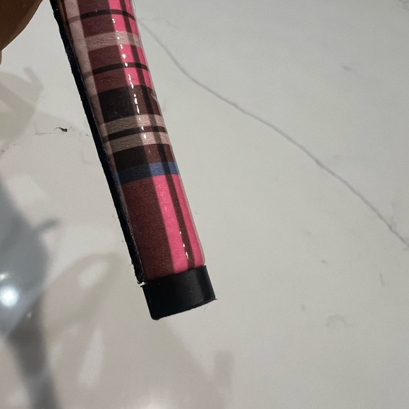 Pink Plaid Heels - Picture 5 of 7